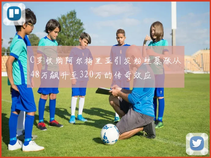 C罗收购阿尔梅里亚引发粉丝暴涨从48万飙升至320万的传奇效应